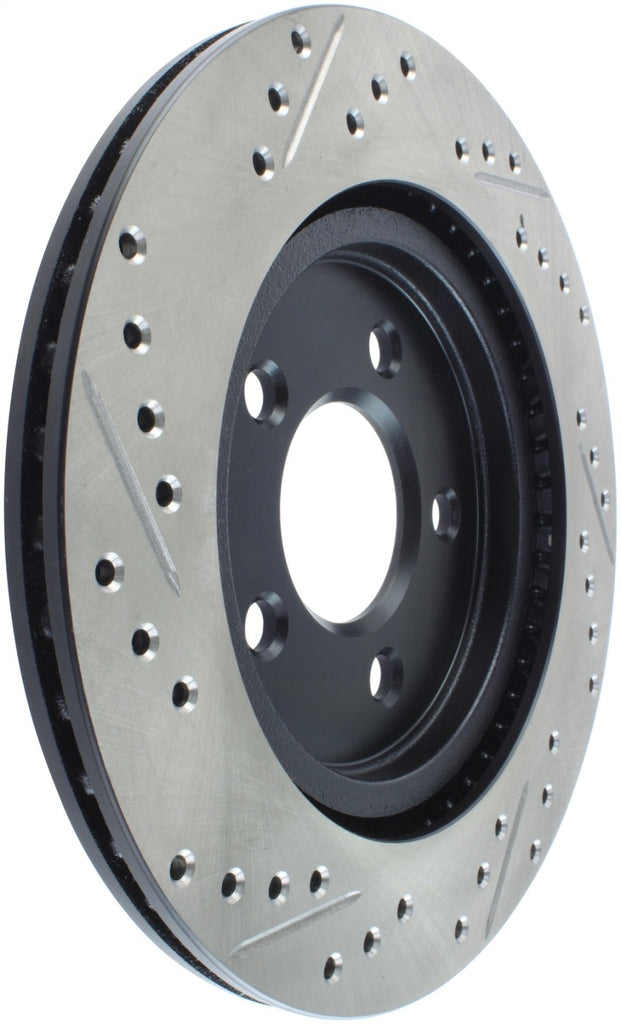 StopTech 05-10 Ford Mustang Slotted & Drilled Left Rear Rotor