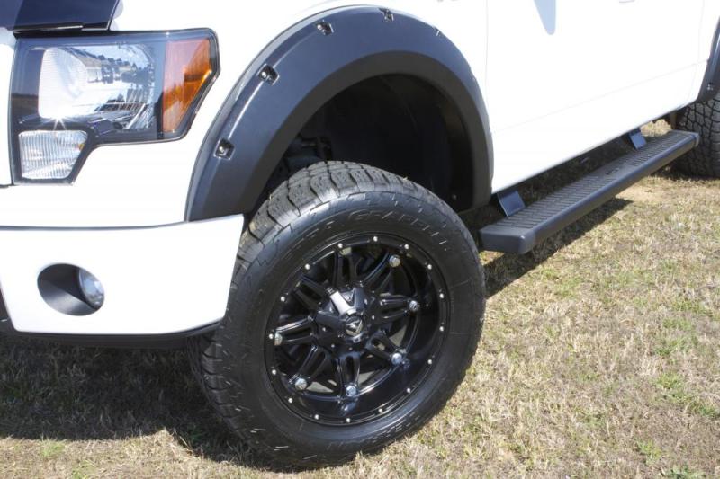 Lund 94-01 Dodge Ram 1500 RX-Rivet Style Smooth Elite Series Fender Flares - Black (4 Pc.)