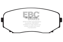 Load image into Gallery viewer, EBC 11-14 Ford Edge 2.0 Turbo Greenstuff Front Brake Pads