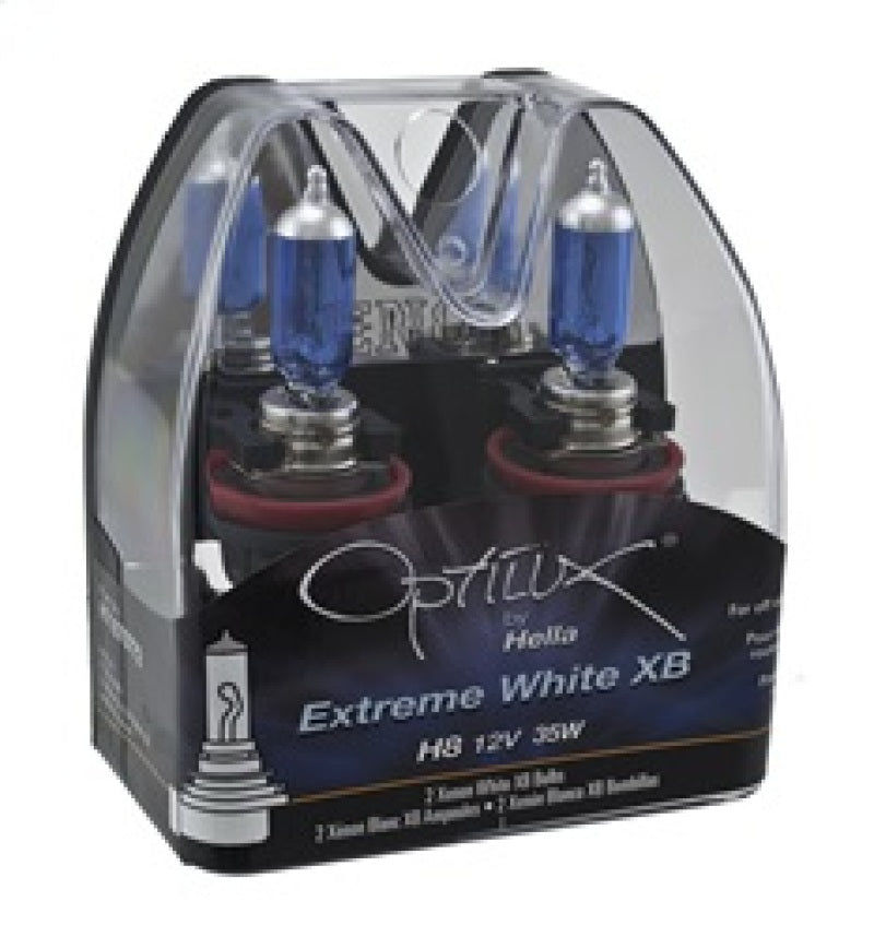 Hella Optilux H8 12V/35W XB Xenon White Bulb (pair)