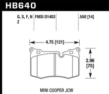 Load image into Gallery viewer, Hawk 09-10 Mini Cooper HPS Street Front Brake Pads