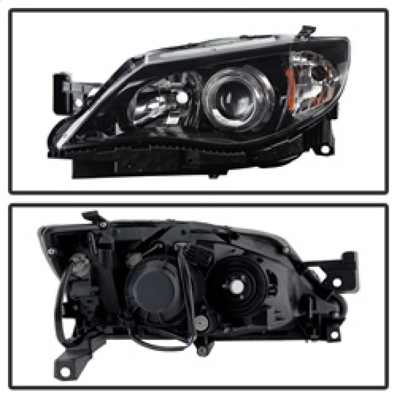 Xtune Subaru Impreza Wrx 08-14 Halogen Models Only Headlights Black HD-JH-SI08-AM-BK