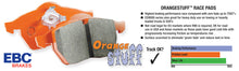 Load image into Gallery viewer, EBC 04-08 Acura TL 3.2 (Manual)(Brembo) Orangestuff Front Brake Pads