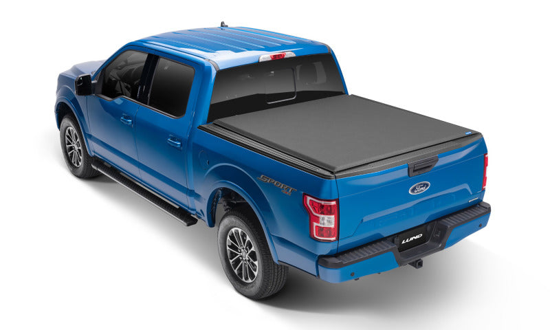 Lund 04-18 Ford F-150 (5.5ft. Bed) Genesis Elite Roll Up Tonneau Cover - Black