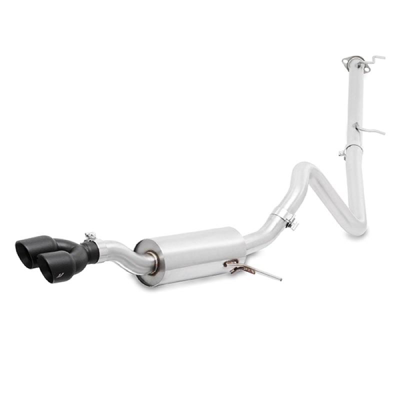 Mishimoto 14-16 Ford Fiesta ST 1.6L 2.5in Stainless Steel Cat-Back Exhaust w/ Black Tips