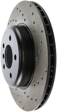 Load image into Gallery viewer, StopTech 11-13 BMW 550i Rear Left Drilled Sport Brake Rotor