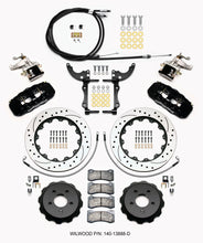 Load image into Gallery viewer, Wilwood AERO4 / MC4 Rear Kit 14.00 Drilled 2015-Up Mustang w/Lines &amp; Cables