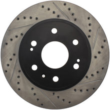 Load image into Gallery viewer, StopTech 05-10 GMC Sierra 1500 (w Rear Drum) / 07-09 GMC Yukon Front Right Slotted &amp; Drilled Rotor