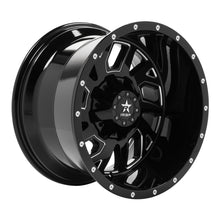 Load image into Gallery viewer, RBP 65R Glock 20x12 6x135/139.7 BP / 4.75 BS -44mm Offset 87mm CB Gloss Black Machined Grooves Wheel