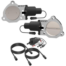 Load image into Gallery viewer, QTP 3.5in Bolt-On QTEC Dual Electric Cutout Valves - Pair