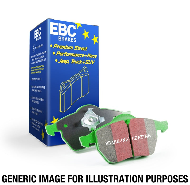 EBC 07-14 Mini Hardtop 1.6 Greenstuff Rear Brake Pads