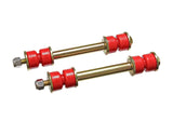 Energy Suspension Universal 3 9/16 Inch Red Front/Rear Sway Bar End Links w/ Hardware