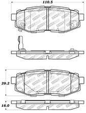 Load image into Gallery viewer, StopTech 06-14 Subaru Tribeca Street Select Rear Brake Pads