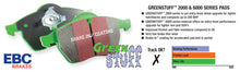 Load image into Gallery viewer, EBC 15 and up Audi Q3 2.0 Turbo Greenstuff Front Brake Pads