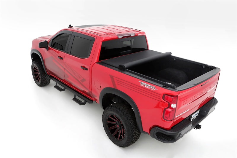 Lund 2019 Chevrolet Silverado 1500 (5.5ft. Bed) Genesis Elite Roll Up Tonneau Cover - Black