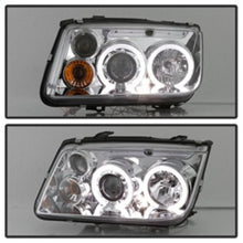 Load image into Gallery viewer, Spyder Volkswagen Jetta 99-05 Projector HeadlightsLED Halo Chrm PRO-YD-VJ99-HL-C