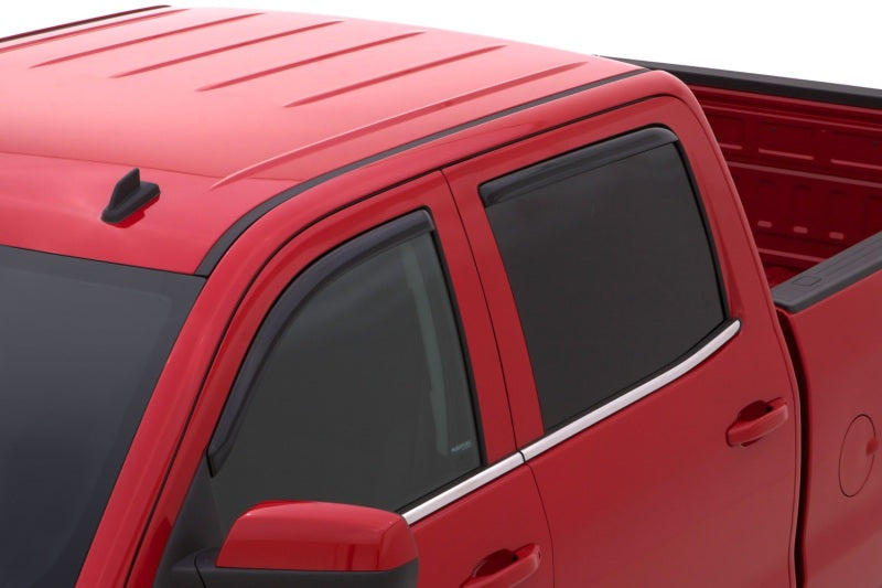 Lund 15-17 Chevy Silverado 2500 Crew Cab Ventvisor Elite Window Deflectors - Smoke (4 Pc.)