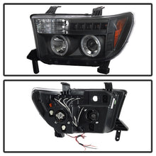 Load image into Gallery viewer, Spyder Toyota Tundra 07-133 Projector Headlights LED Halo LED Blk PRO-YD-TTU07-HL-BK