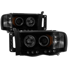 Load image into Gallery viewer, Spyder Dodge Ram 1500 02-05 03-05 Projector Headlights CCFL Halo LED Blk Smke PRO-YD-DR02-CCFL-BSM