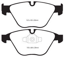 Load image into Gallery viewer, EBC 13+ BMW X1 2.0 Turbo (28i) Greenstuff Front Brake Pads