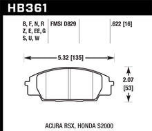 Load image into Gallery viewer, Hawk Honda S2000/Civic Type R/Acura RSX Front Race Pads