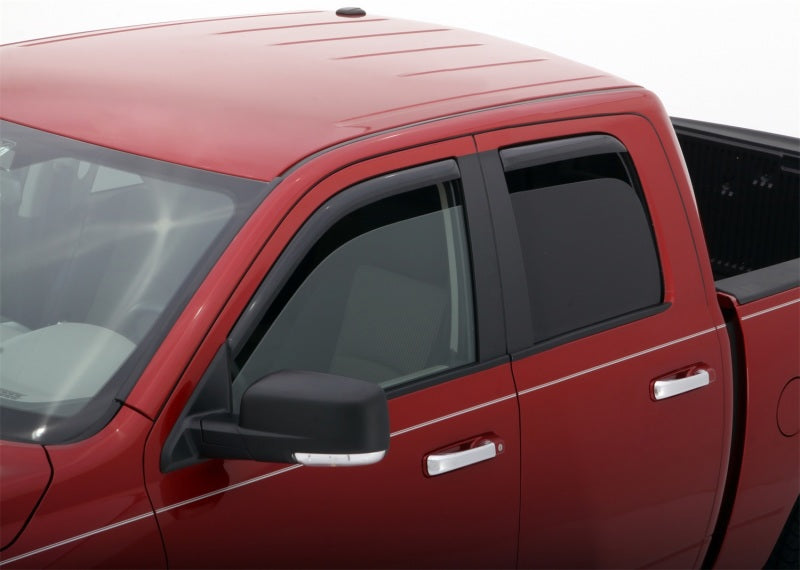 Lund 09-17 Dodge Ram 1500 Quad Cab Ventvisor Elite Window Deflectors - Smoke (4 Pc.)