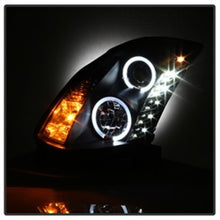 Load image into Gallery viewer, Spyder Infiniti G35 03-07 2DR Projector Halogen - LED Halo DRL Blk High H4 PRO-YD-IG35032D-DRL-BK