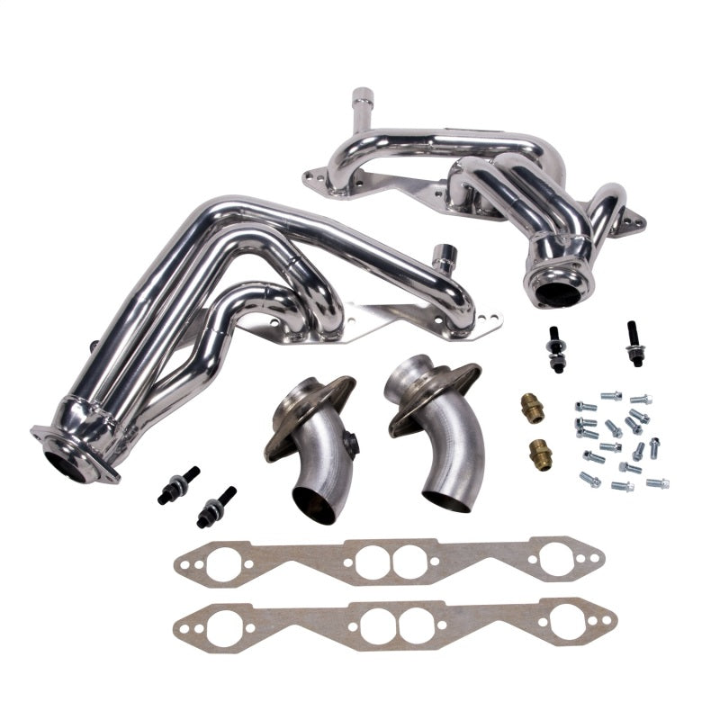 BBK 93-96 Chevrolet Impala SS Shorty Tuned Length Exhaust Headers - 1-5/8 Chrome