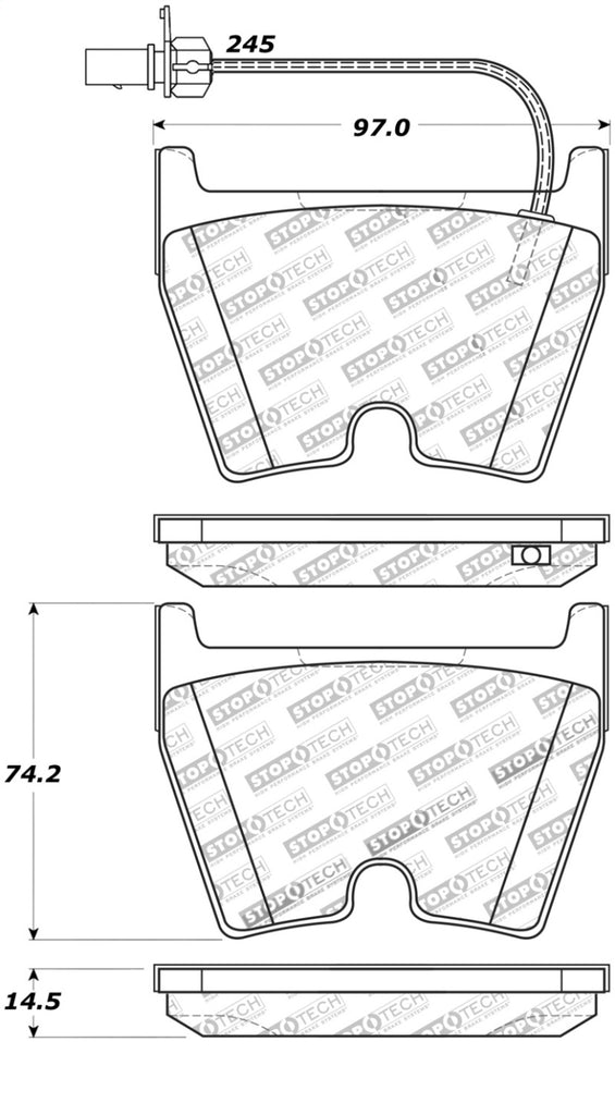 StopTech Street Touring Brake Pads