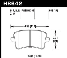 Load image into Gallery viewer, Hawk 2009-2014 Audi A4 HPS 5.0 Rear Brake Pads