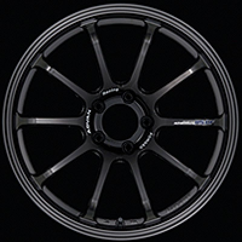 Advan RS-DF Progressive 18x12.0 +25 5-114.3 Racing Titanium Black Wheel