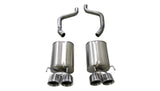 Corsa 09-13 Chevrolet Corvette (C6) 6.2L Polished Xtreme Axle-Back Exhaust w/4.5in Tips