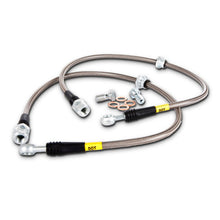 Load image into Gallery viewer, StopTech 00-05 Mitsubishi Eclipse / 01-05 Dodge Stratus Stainless Steel Front Brake Lines