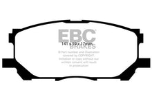 Load image into Gallery viewer, EBC 04-07 Lexus RX330 3.3 Yellowstuff Front Brake Pads