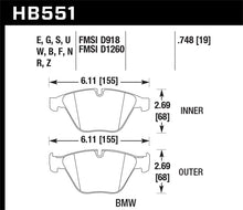 Load image into Gallery viewer, Hawk 09-13 BMW M3 DTC-60 Race Front Brake Pads