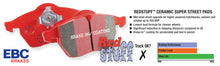 Load image into Gallery viewer, EBC 99-01 Saab 9-5 2.3 Turbo (Aero) Redstuff Rear Brake Pads