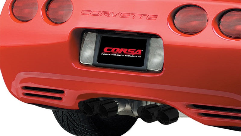 Corsa 97-04 Chevrolet Corvette C5 Z06 5.7L V8 Black Xtreme Axle-Back Exhaust