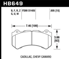 Load image into Gallery viewer, Hawk DTC-80 09-15 Cadillac CTS-V Front Race Brake Pads