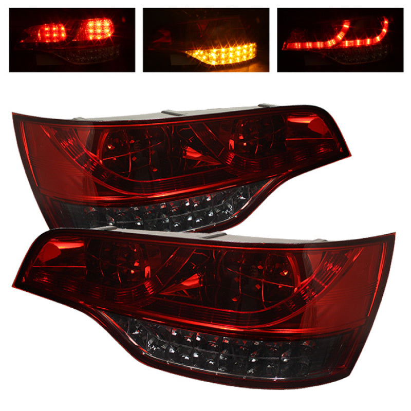 Spyder GMC Sierra 19-20 LED Model Only LED Tail Lights - Black ALT-YD-GS19LED-LED-BK