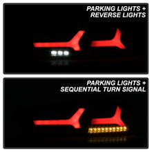 Load image into Gallery viewer, Spyder Mitsubishi Lancer/Evolution X 08-14 V2 LED Tail Lights - Black Smoke ALT-YD-ML08V2-SEQ-BSM