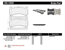 Load image into Gallery viewer, StopTech Performance 08-09 Lexus IS F Front Brake Pads